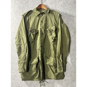 VTG Canadian Armed Forces MK2 Combat Jacket OD Green 7338 Military Field Coat